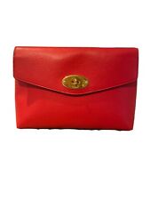 Used, Large Mulberry Darley Cosmetic Pouch/clutch Red for sale  YARM