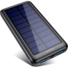 Carregador Powerbank 26800mah recarga solar rápida 2 portas USB Power Bank comprar usado  Enviando para Brazil