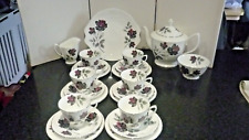 Used, Royal Albert Masquerade Platinum 22 Piece Tea Set( Rare with Tea Pot) for sale  Shipping to South Africa
