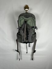 Mochila Eastern Mountain Sports EMS pequena cáqui verde isolada caminhada acampamento, usado comprar usado  Enviando para Brazil