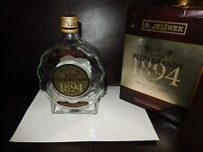 Oro Ciruela Brandy Slivovitz 750 ml 50% República Checa Botella Vacía Vidrio con Tapa, usado segunda mano  Embacar hacia Argentina