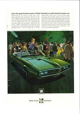 1968 publicidade Pontiac Firebird para anúncio impresso original Wide-Track, usado comprar usado  Enviando para Brazil