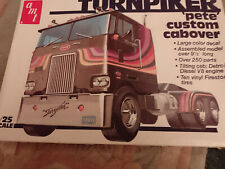 AMT 1/25  PETERBILT 352 "TURNPIKER" CUSTOM TRUCK MODEL KIT.  INCOMPLETE PROJECT, used for sale  Shipping to South Africa