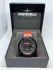 Reloj para hombre Chotovelli calibre 45 mm manómetro esfera fibra de carbono negro- 8800.5 segunda mano  Embacar hacia Argentina