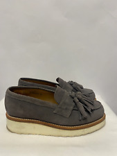 Grenson grey suede for sale  LONDON