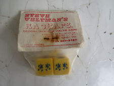Used, STARS RADKAPS STEVE VELTMANS NOS VALVE CAPS COVER BMX  FREESTYLE VINTAGE BLACK for sale  Shipping to South Africa