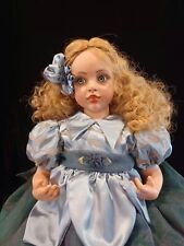 Used, 2002 Fayzah Spanos Doll 174/500 Precious Heirlooms, Curly Blonde Hair, Blue... for sale  Ben Lomond