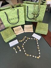 Gucci necklace earrings for sale  LYTHAM ST. ANNES