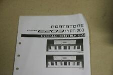 Diagrama de circuito geral Yamaha PSR-E203/YPT-200 Portatone comprar usado  Enviando para Brazil