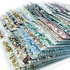 1440pcs/pack SS12(3mm) Round Flatback Crystals Nail Art Rhinestones Glitter Gems gebraucht kaufen  Versand nach Switzerland