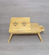 Mesa para portátil - Soporte de cama ajustable de bambú - Para portátiles de 13", usado segunda mano  Embacar hacia Argentina
