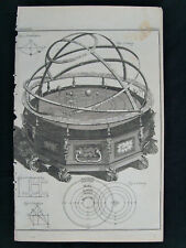 Antique 18th Century Engraving Print ORRERY Planetarium Solar System for sale  Shipping to South Africa