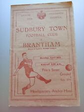 18.04.1949 sudbury town for sale  SUDBURY