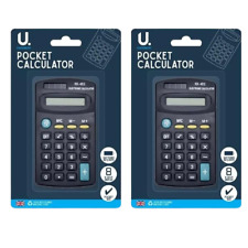 Pocket calculator black for sale  TELFORD