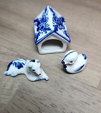 Blue white porcelain for sale  Clermont