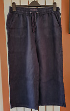 Linen cropped trousers for sale  NEWHAVEN