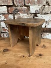 Rustic wooden stool for sale  STOKE-ON-TRENT
