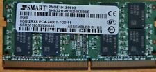 Memória RAM SODIMM sem buffer SMART 8GB 2Rx8 PC4-2400T PC4-19200 DDR4 2400 ECC comprar usado  Enviando para Brazil