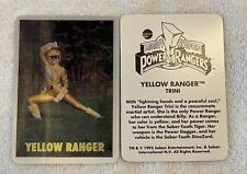 Usado, Tarjetas trini de los Power Rangers 1995 Yellow Ranger segunda mano  Embacar hacia Argentina