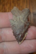 Used, Fine Red Chert Archaic Serrated Bifurcate Putnam Co, West Virginia 1.13/16 x 1 for sale  Shipping to South Africa