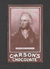 Carson chocolates horatio for sale  HARWICH