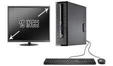 Computador desktop HP OR DELL 4GB 160GB HDD 19" monitor LCD WiFi Windows 10 garantia comprar usado  Enviando para Brazil