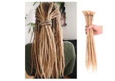 Usado, Dreadlocks loiros sintéticos para cabelo artificial Rasta comprar usado  Enviando para Brazil