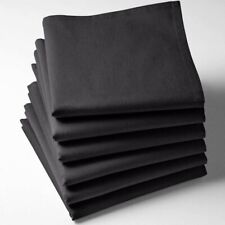 6pcs black polyester for sale  MANCHESTER