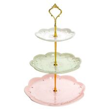 MALACASA Sweet.Time 3-Tier Porcelain / Cupcake Stand Cake Holder NIB for sale  Shipping to South Africa