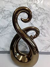 Gold ceramic abstract for sale  TREHARRIS