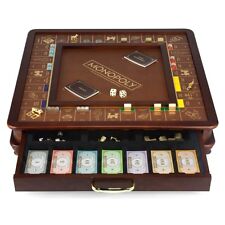 Monopoly luxury wooden for sale  Shipping to Ireland