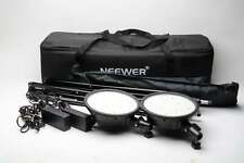 Kit de 2 luzes Neewer LED H48B 48W 5700K, suportes, caixas macias de 24", adaptadores CA, usado comprar usado  Enviando para Brazil
