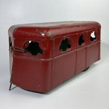 Kingsbury Lincoln Zephyr Travel Trailer Camper Pressed Steel Red Vintage 1930’s for sale  Shipping to South Africa