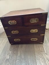 Campaign chest bedside for sale  BARNSTAPLE