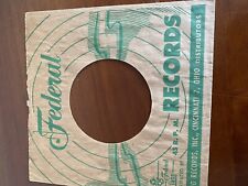 Federal record sleeves for sale  UK