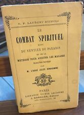 Abbé Jules Bonhomme, Laurent Scupoli: Le combat spirituel 1915 J. Gabalda d'occasion  Margny-lès-Compiègne