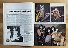 KISS 1978 Magazine Spread + Paul Stanley DiMarzio Promo Ad ANGEL Poster Punky + comprar usado  Enviando para Brazil