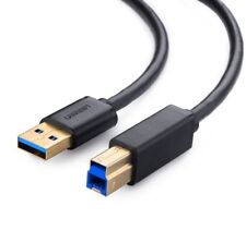 Dell 6FT Usb 3.0 Tipo A Macho Para B Macho Cabo De Impressora Scanner Para Hp Canon Epson comprar usado  Enviando para Brazil