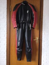 Harro leather black & red two piece moto suit size 40 for sale  Shipping to South Africa