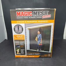 Magic Mesh Hands Free Garage Magnetic Screen Door Single Garage Doors 8 9 ft for sale  Shipping to South Africa