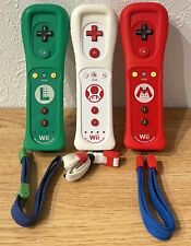 Juego de 3 controles remotos oficiales Nintendo Toad Mario Luigi más Japón segunda mano  Embacar hacia Argentina