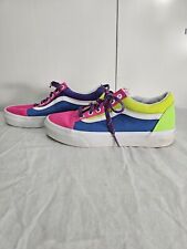 Vans Old Skool Bloque de Color Neón Para Mujer 7 Para Hombre Talla 5.5 Zapatos Usados en Excelente Condición segunda mano  Embacar hacia Argentina