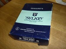 Sylko black cotton for sale  BODMIN
