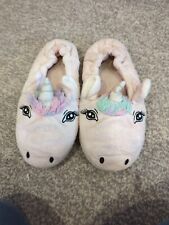 Pink unicorn slippers for sale  SOUTHAMPTON