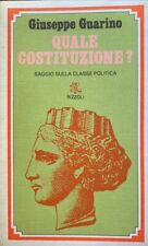 Quale costituzione saggio usato  Italia