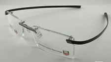 Rare Tag Heuer Rimless C-Flex TH 0711 0712 002 real Carbon Fiber  54 18 150 for sale  Shipping to South Africa