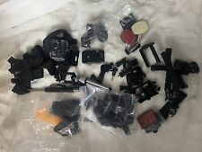Action 4k Camera Outdoor Indoor Cycling Activities Huge Pile Of Accessories, used for sale  Shipping to South Africa