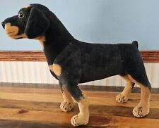 Brinquedo de pelúcia realista Doberman Pinscher cachorro 17" bicho de pelúcia filhote de cachorro infantil comprar usado  Enviando para Brazil