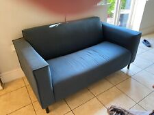 Seater navy sofa for sale  BROADWAY