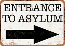Asylum entrance warning for sale  LYTHAM ST. ANNES